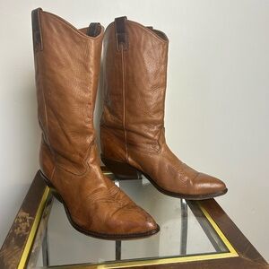Zodiac Women’s Brown Honey Super Soft Leather Cowgirl Wester Size 8.5M Pointed